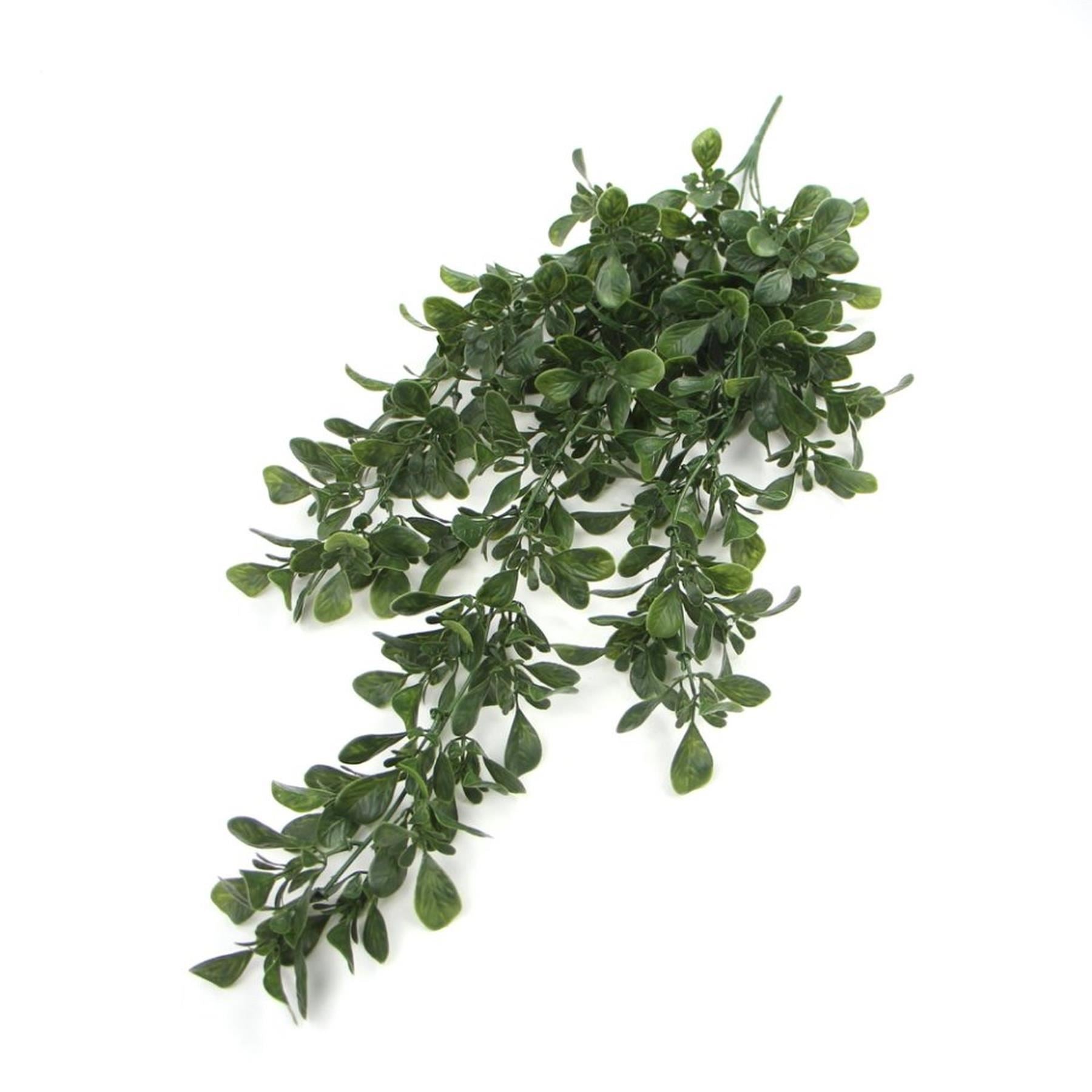 Pack of 6 x Hanging UV and Fire Resistant Artificial Peperomia Plant 68cm-1