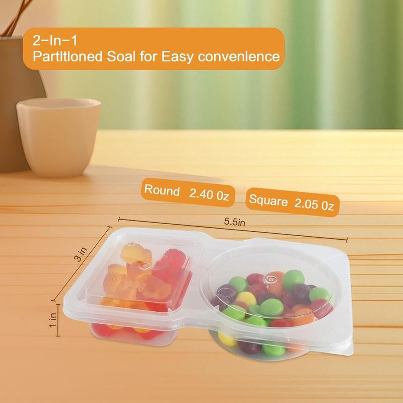20Set Snack Containers,Reusable Snack Containers with Lids,Snack Pack Containers for Portion Control and Meal Prep Lunch Containers for School Office Travel