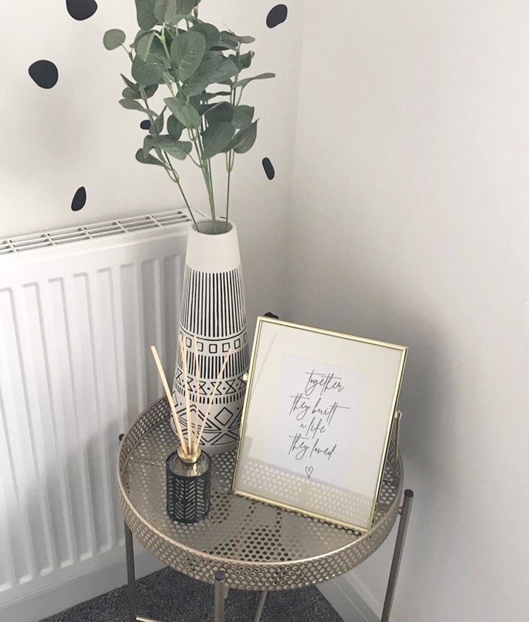 Together They Built a Life They Loved Simple Home Wall Decor Print-3