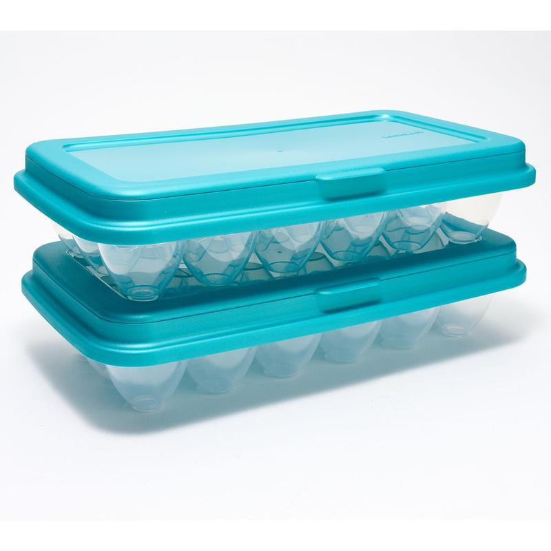 Locknlock Set of (2) 18-Egg Keepers W/ Flip Top Lids