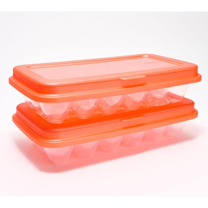 Locknlock Set of (2) 18-Egg Keepers W/ Flip Top Lids